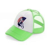 new england patriots vintage-lime-green-trucker-hat