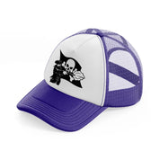 captain flag-purple-trucker-hat