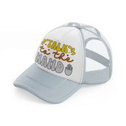 talk to the hand-grey-trucker-hat