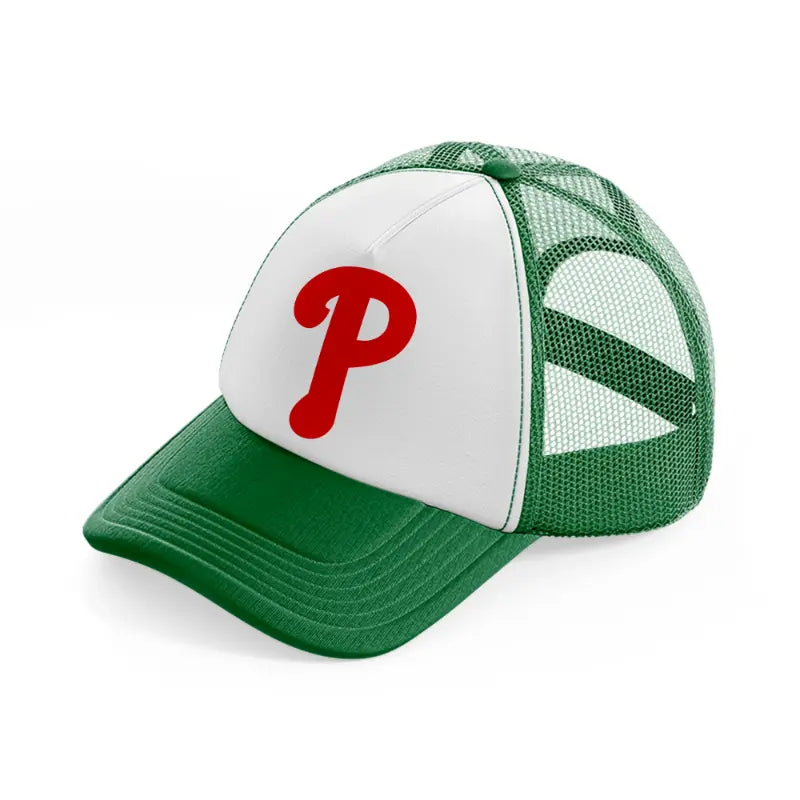 philadelphia phillies emblem-green-and-white-trucker-hat