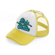 girls can skate-yellow-trucker-hat