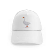 016 goose white trucker hat