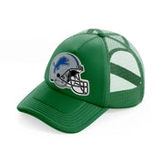 detroit lions helmet-green-trucker-hat