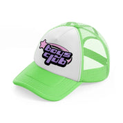 boys club-lime-green-trucker-hat