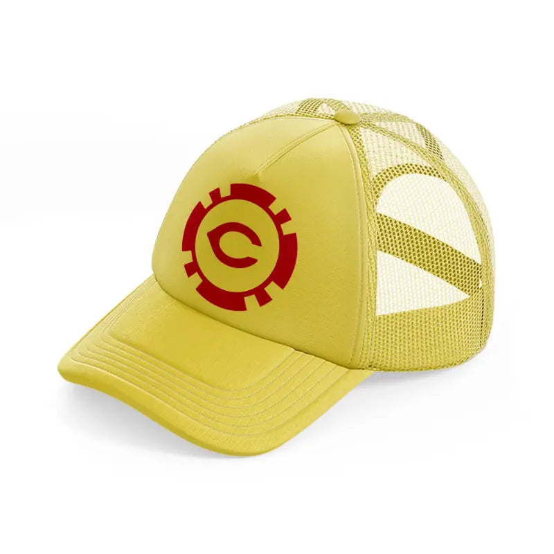 cincinnati reds supporter gold trucker hat