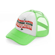 dasher dancer prancer vixen whiskey tequila vodka blitzen-lime-green-trucker-hat