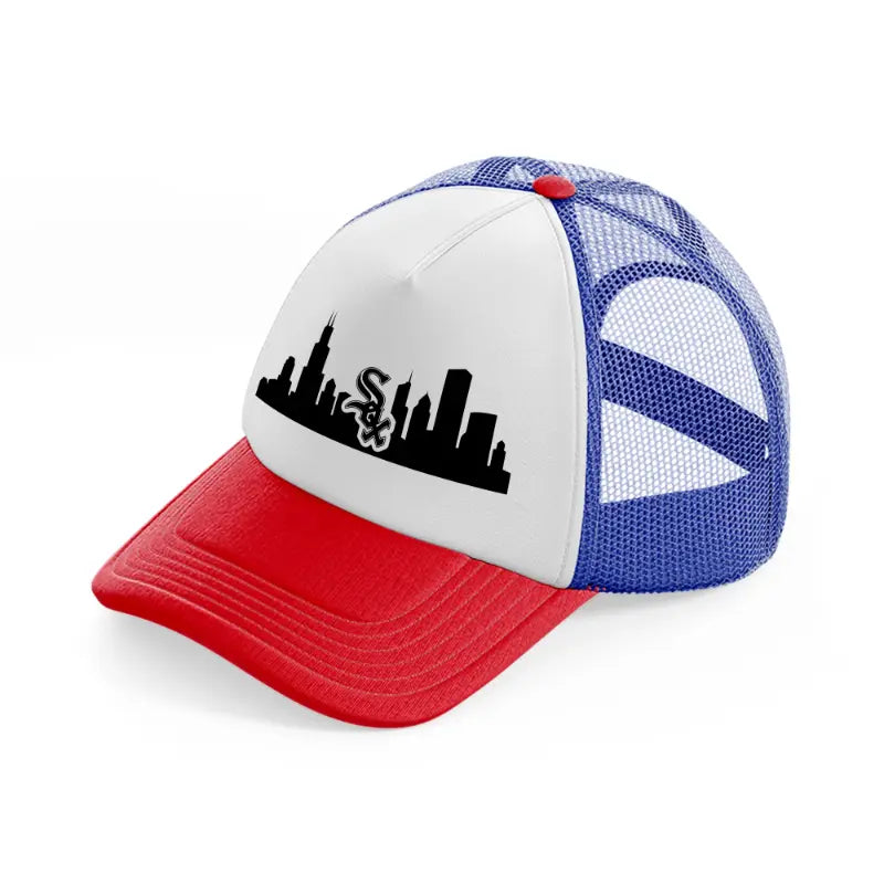 chicago white sox city shape multicolor trucker hat