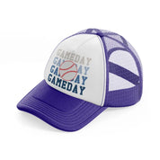 gameday purple trucker hat