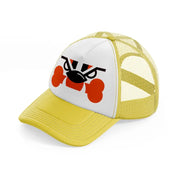 cleveland browns minimalistic-yellow-trucker-hat