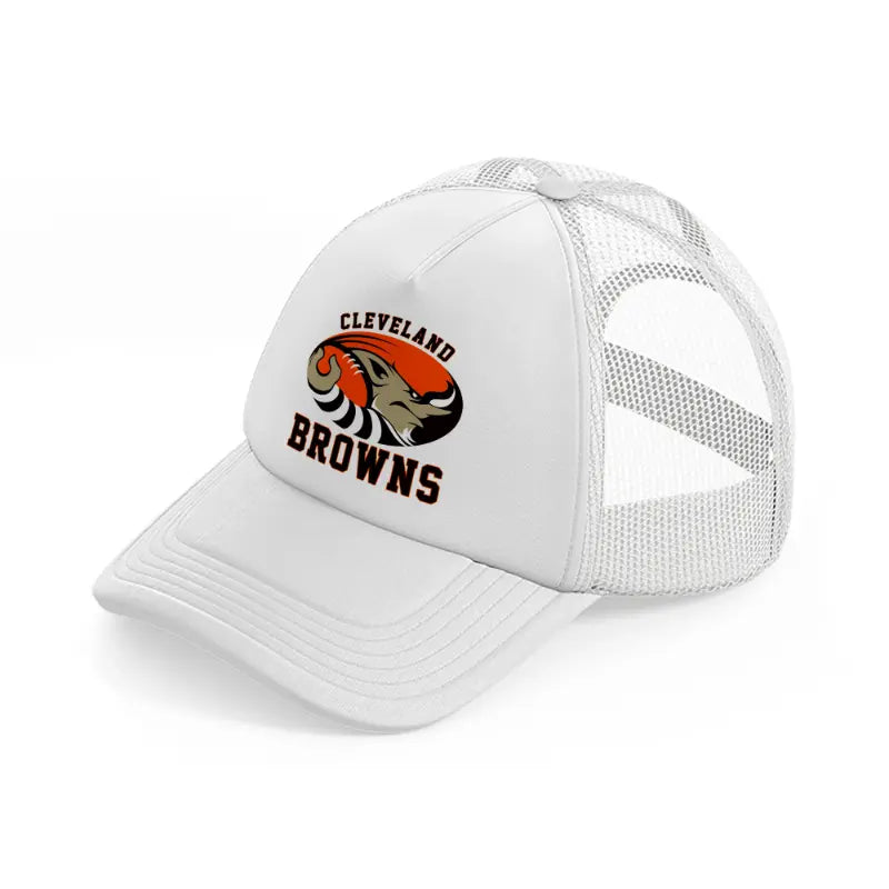 cleveland browns vintage-white-trucker-hat