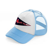 boston red sox flag-sky-blue-trucker-hat