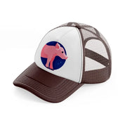 chinese zodiac (4) brown trucker hat