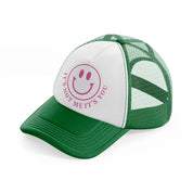 it's not me it's you green and white trucker hat