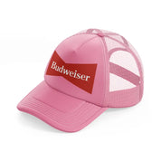 old budweiser-pink-trucker-hat