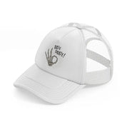 okie dokie!-white-trucker-hat