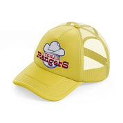 texas rangers fan-gold-trucker-hat