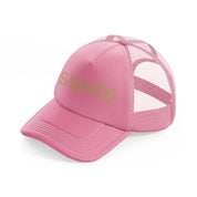 no saints-pink-trucker-hat