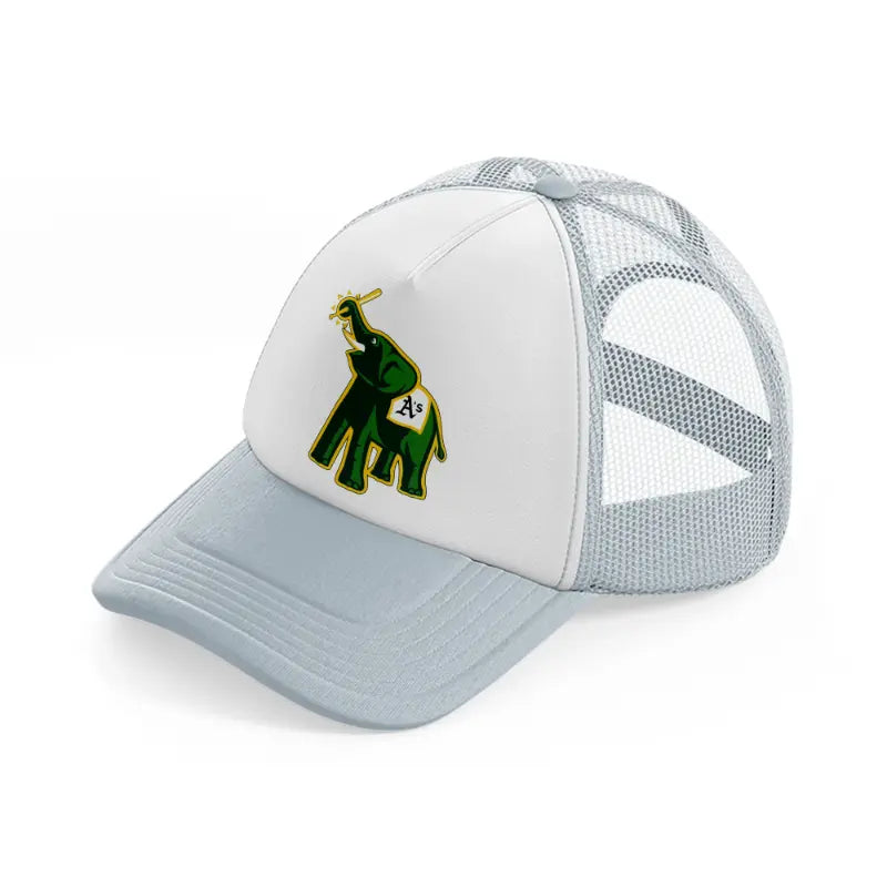 oakland athletics elephant-grey-trucker-hat