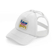 love quotes 01 white trucker hat