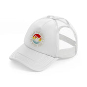 may the couse be with you circle white trucker hat