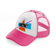 37 sticker collection by squeeb creative neon pink trucker hat