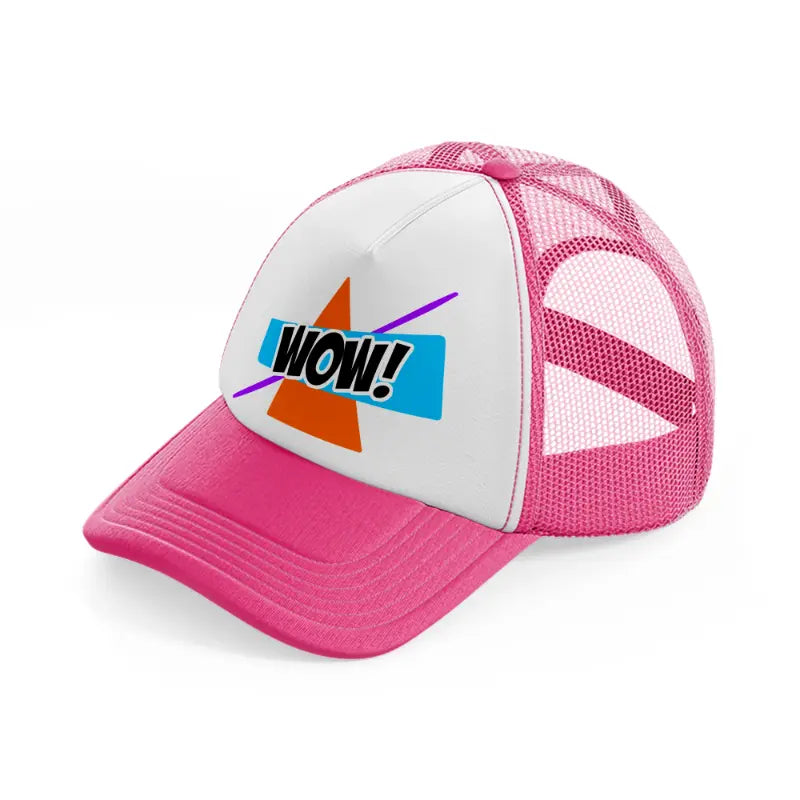 37 sticker collection by squeeb creative-neon-pink-trucker-hat