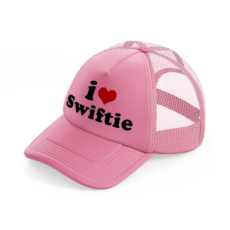 i love swiftie-pink-trucker-hat