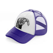 death walker purple trucker hat