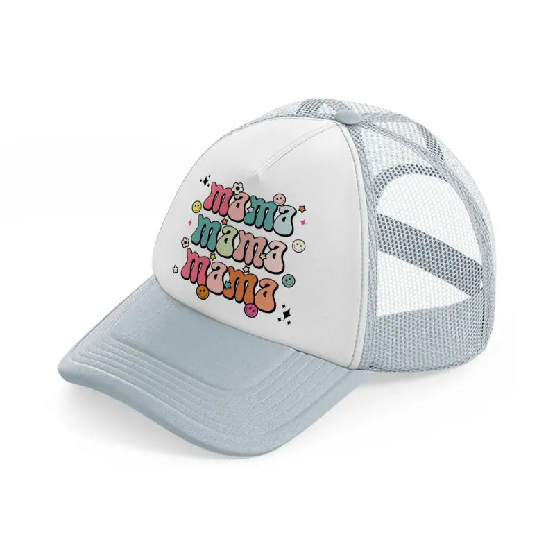 mama mama-grey-trucker-hat