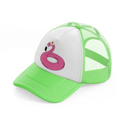 retro elements-49-lime-green-trucker-hat