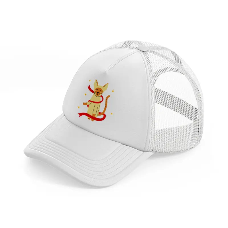 021-ribbon-white-trucker-hat