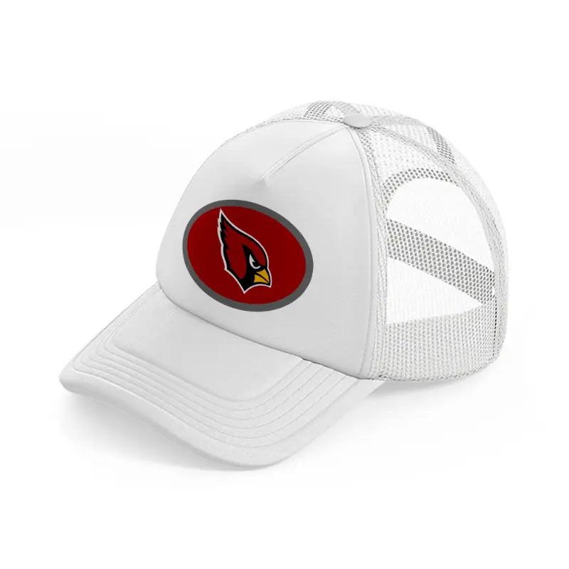 arizona cardinals small logo-white-trucker-hat