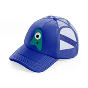 green monster-blue-trucker-hat