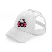 hello kitty bow-white-trucker-hat