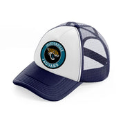 jacksonville jaguars-navy-blue-and-white-trucker-hat