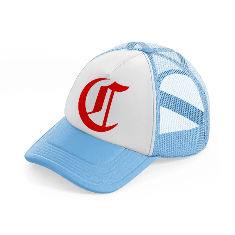 cincinnati reds gothic-sky-blue-trucker-hat