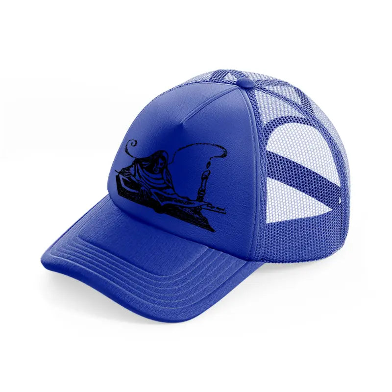 soul reaper-blue-trucker-hat