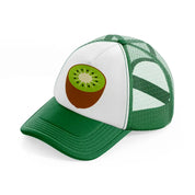 kiwi fruit-green-and-white-trucker-hat