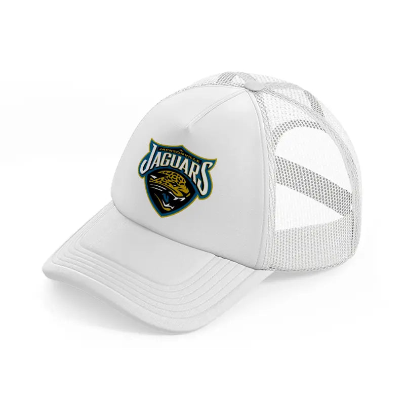 jacksonville jaguars gold badge-white-trucker-hat