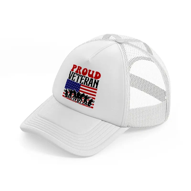 proud veteran-01-white-trucker-hat