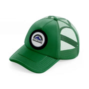 colorado rockies black badge-green-trucker-hat
