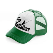 the rodfather-green-and-white-trucker-hat