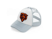 chicago bears emblem-grey-trucker-hat