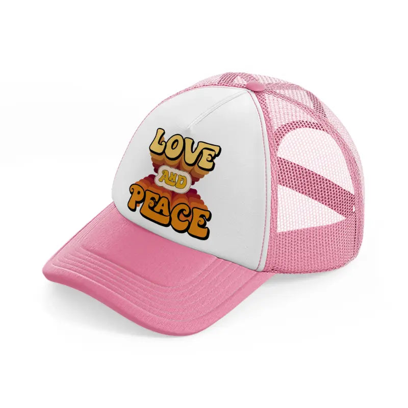 groovy quotes 07 pink and white trucker hat