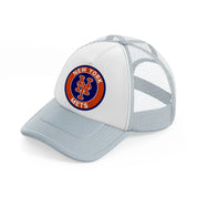 new york mets-grey-trucker-hat