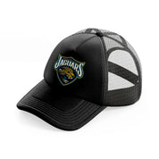 jacksonville jaguars gold badge-black-trucker-hat