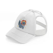 022 costume white trucker hat