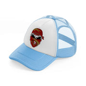 49ers fan-sky-blue-trucker-hat