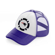 new england patriots lover-purple-trucker-hat