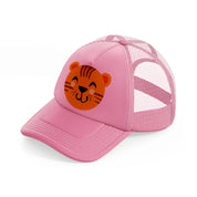 tiger pink trucker hat